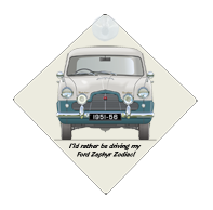 Ford Zephyr Zodiac 1951-56 Car Window Hanging Sign